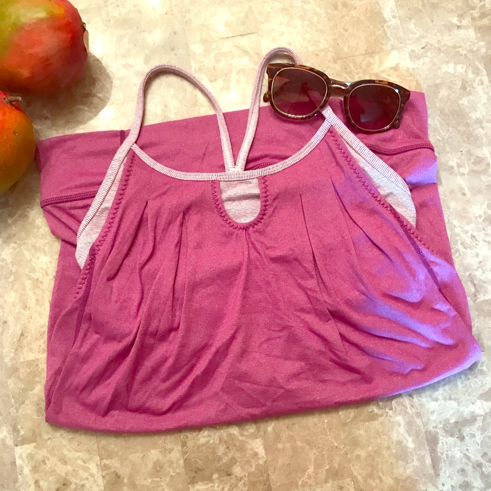 Purple/Pink Lululemon athletica tank top!